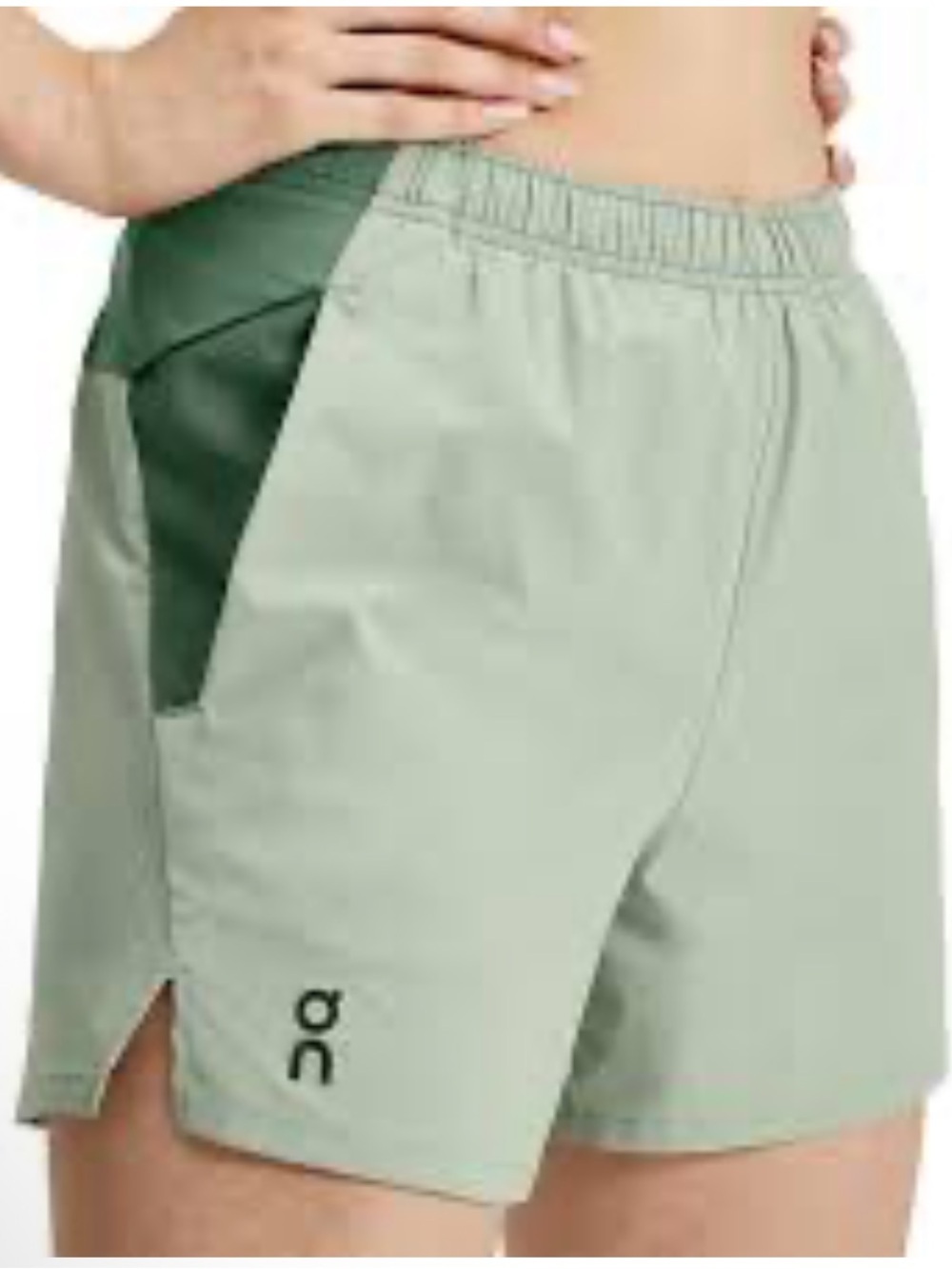 ON Running Essential Short In Seafoam Green Fit2Run Size Small